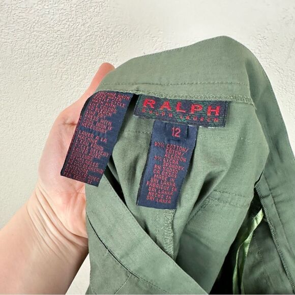 Ralph Lauren Capri Olive Green Y2K Vintage Sport Cargo Utility Style 12 - Picture 6 of 6